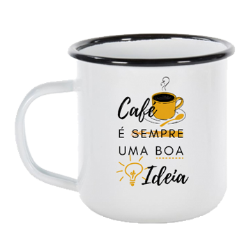 Caneca Esmaltada Personalizada